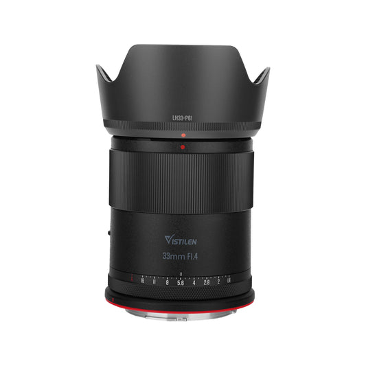 Vistilen 33mm f1.4 APS-C Auto Focus STM Lens for EFR Mount Cameras