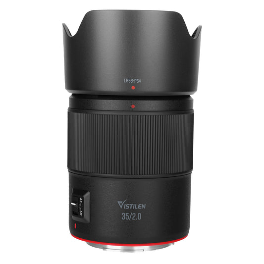 Vistilen 35mm f2.0 Full Frame Auto Focus STM Lens for EFR Mount Cameras