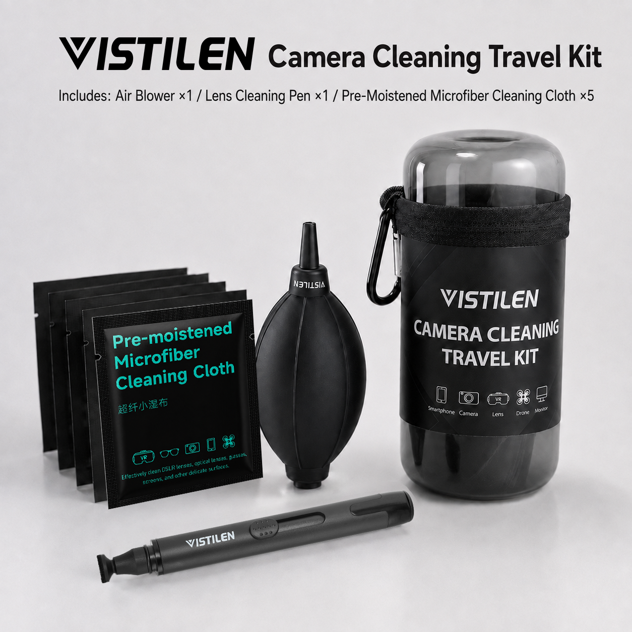 Vistilen Camera Cleaning Travel Kit