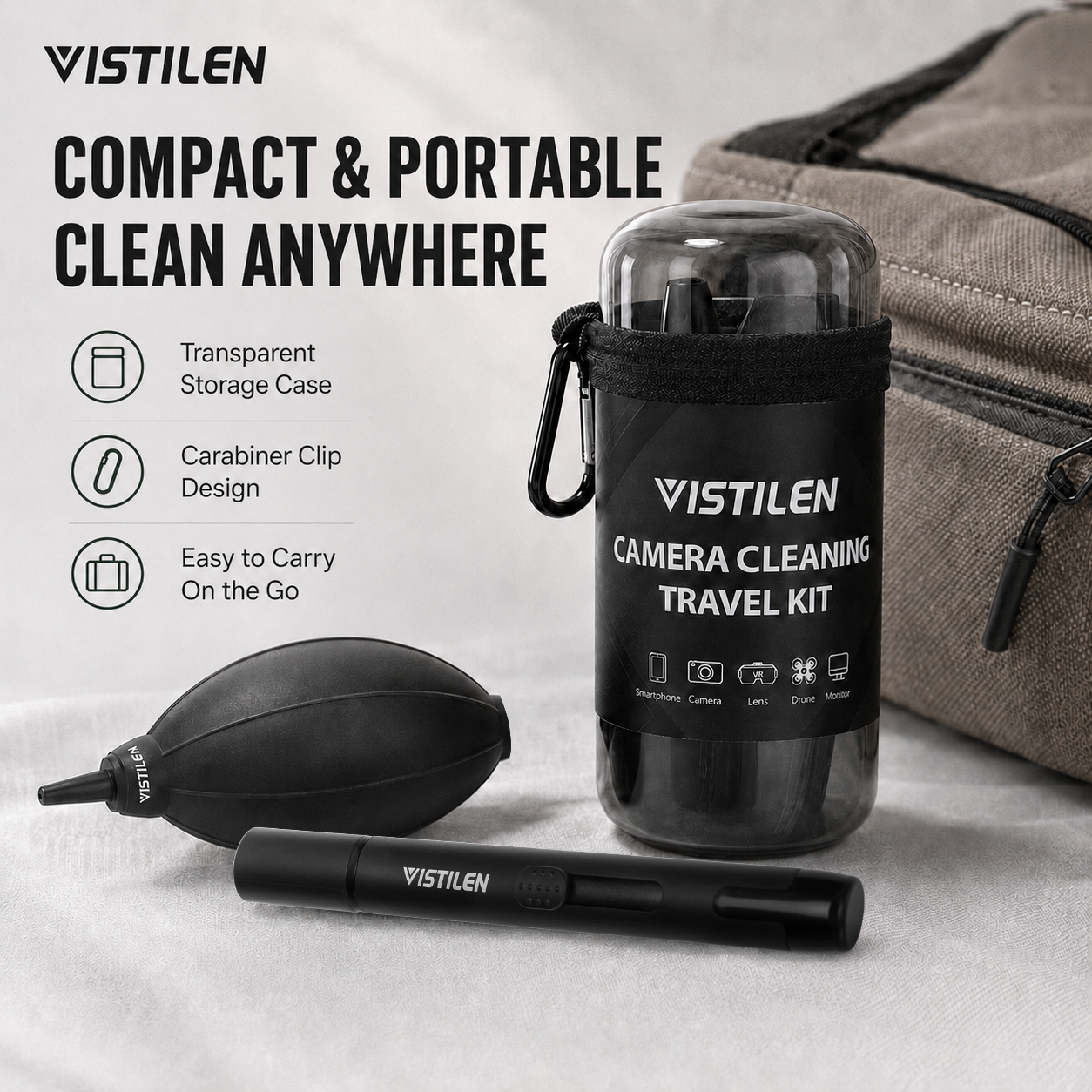 Vistilen Camera Cleaning Travel Kit