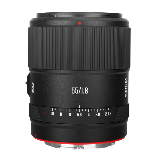Vistilen 55mm f1.8 Pro Full Frame Auto Focus STM Lens for EFR Mount Cameras
